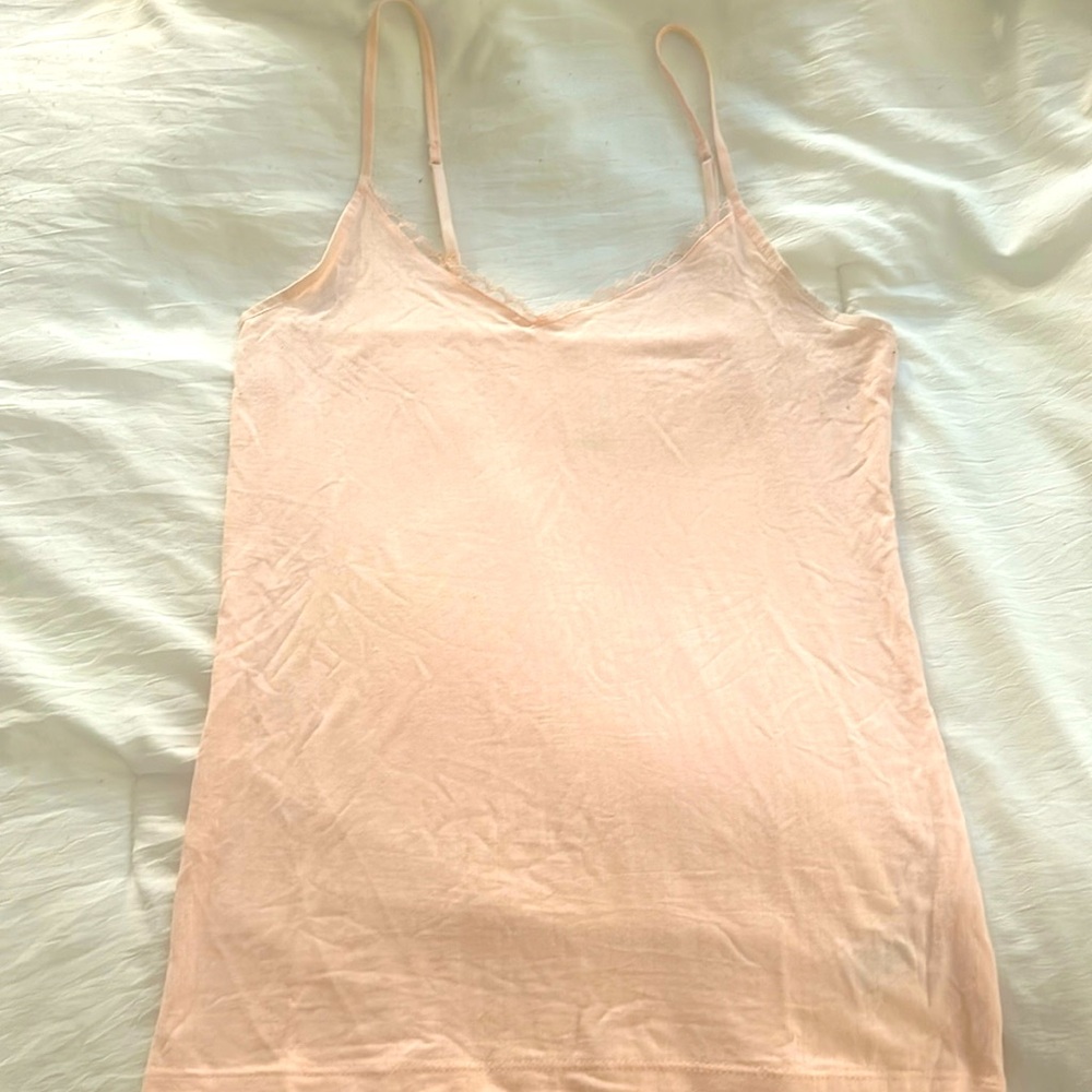 Baby Pink Thin Tank Top
